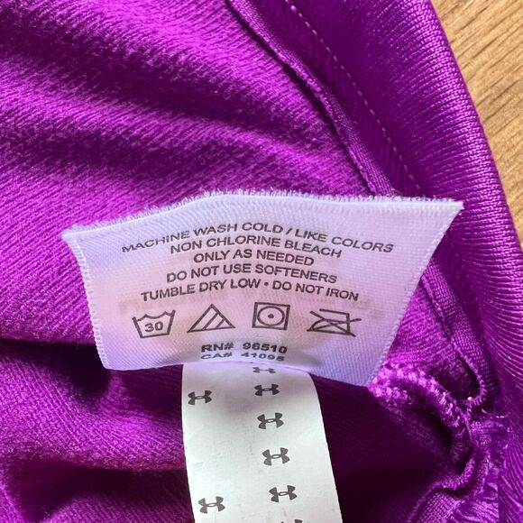 Under Armour Hoodie Women's Size S Evo ColdGear Hooded Sweatshirt Purple 1210362 - Picture 6 of 7